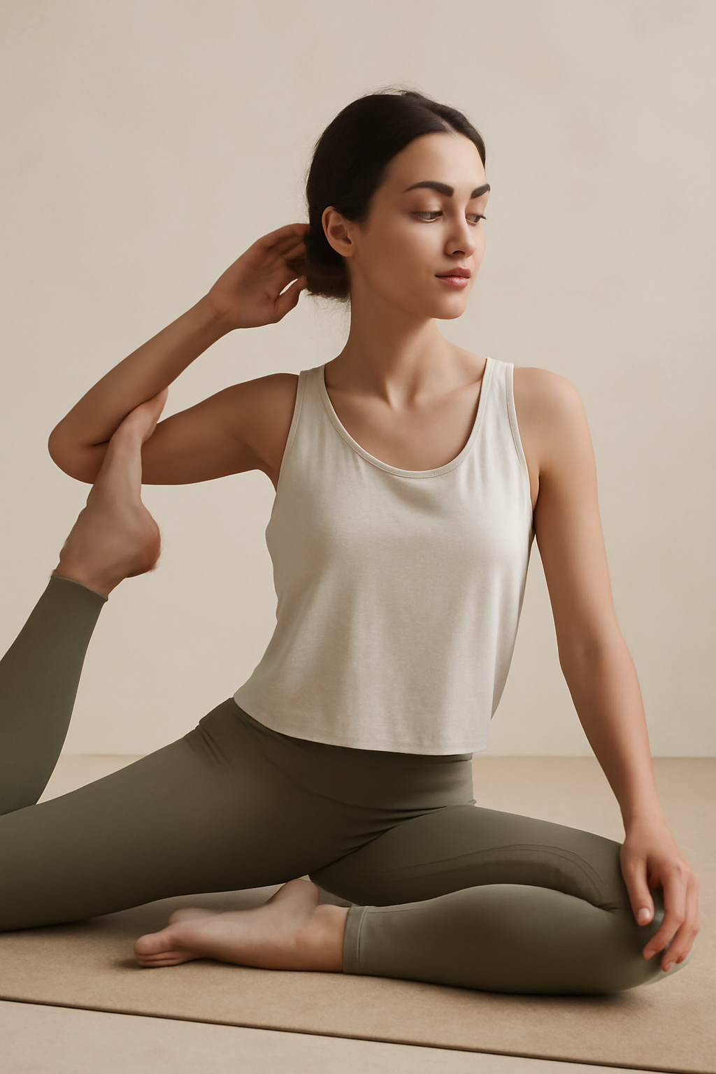 sustainable activewear,eco-friendly yoga clothing,organic cotton yoga tops